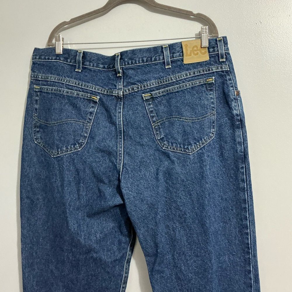 Vintage Lee Blue Denim Jeans size 42x 32
